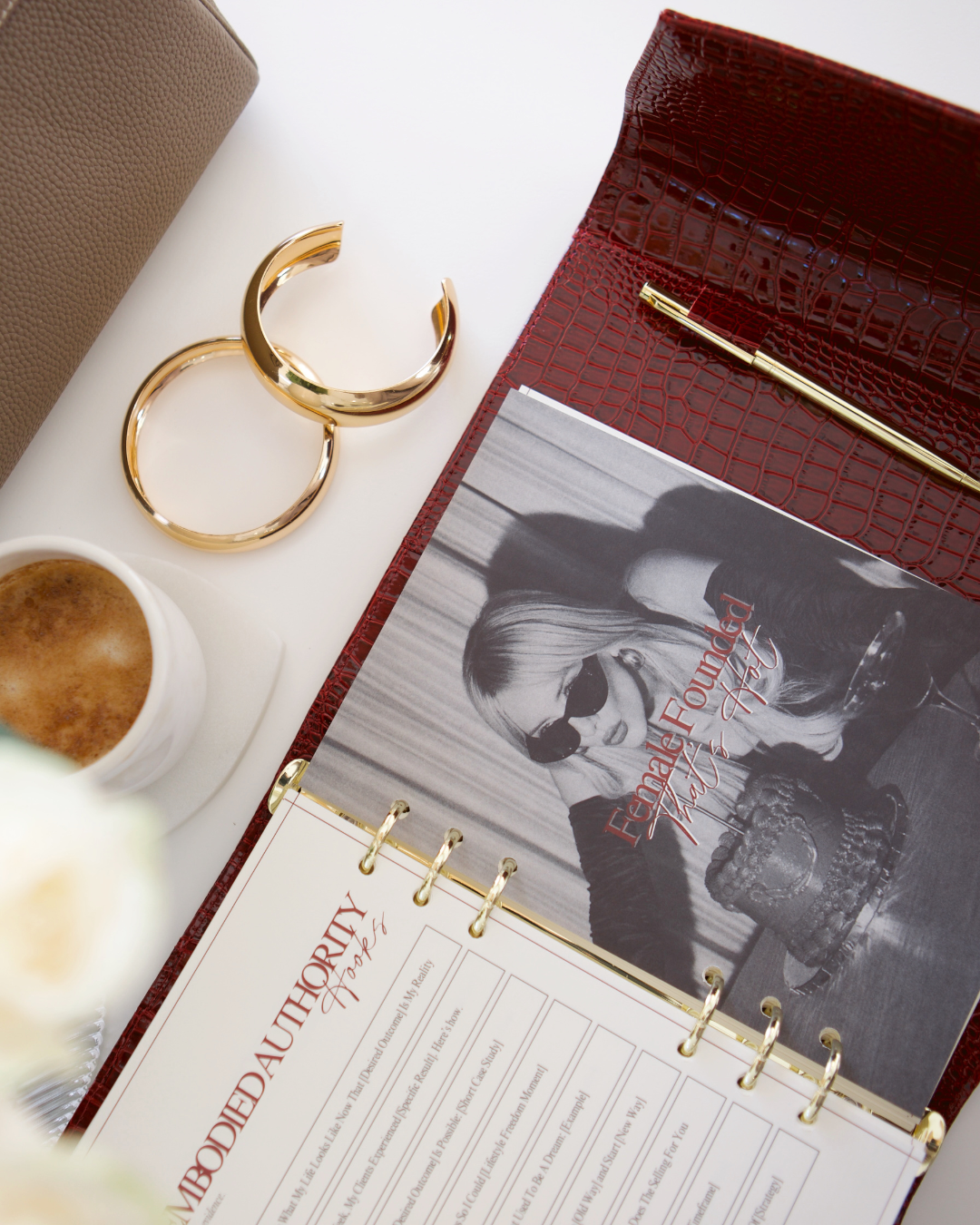 The Million Dollar Content Planner Collection | Rich Queen Merlot