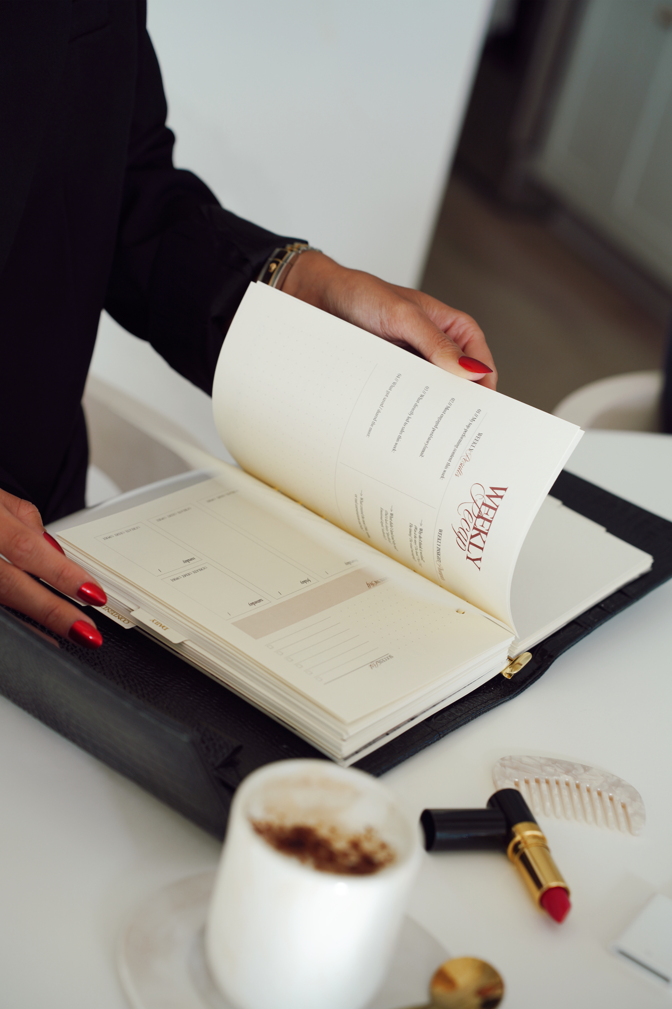 The Million Dollar Content Planner | Classic Black