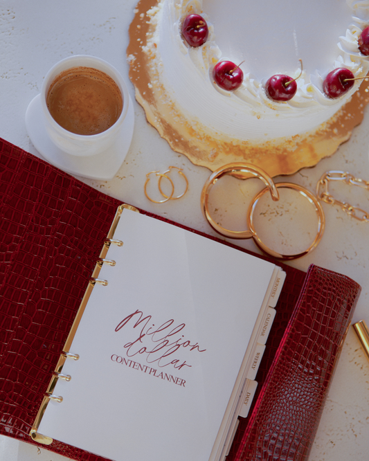 The Million Dollar Content Planner - Rich Queen Merlot